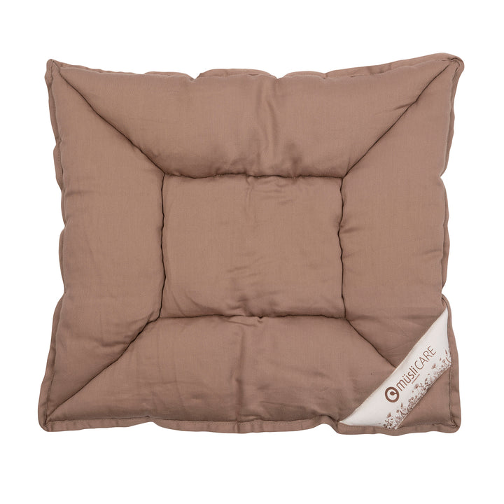 SATIN woven kapok pillow 60x40 cm