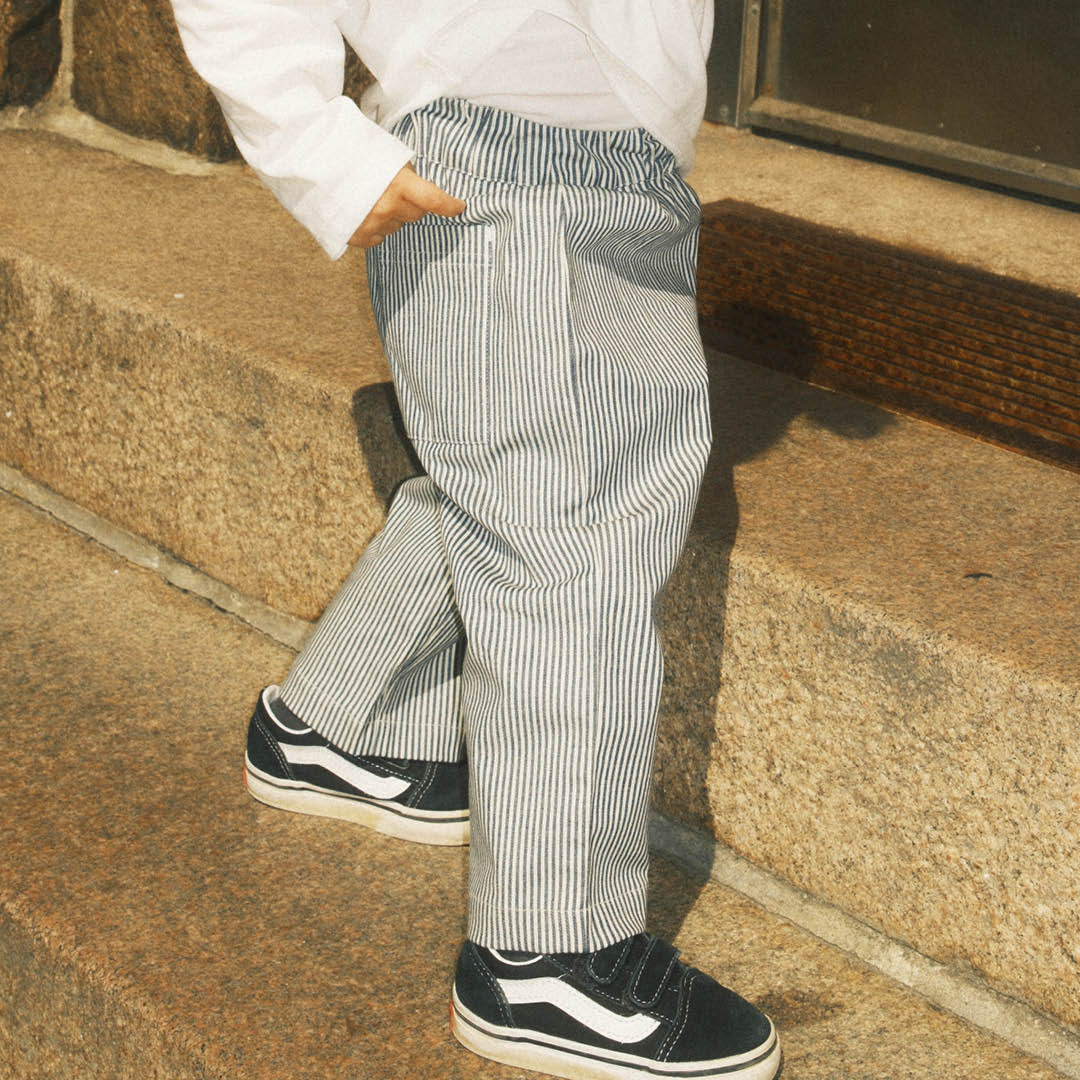 STRIPE DENIM pants