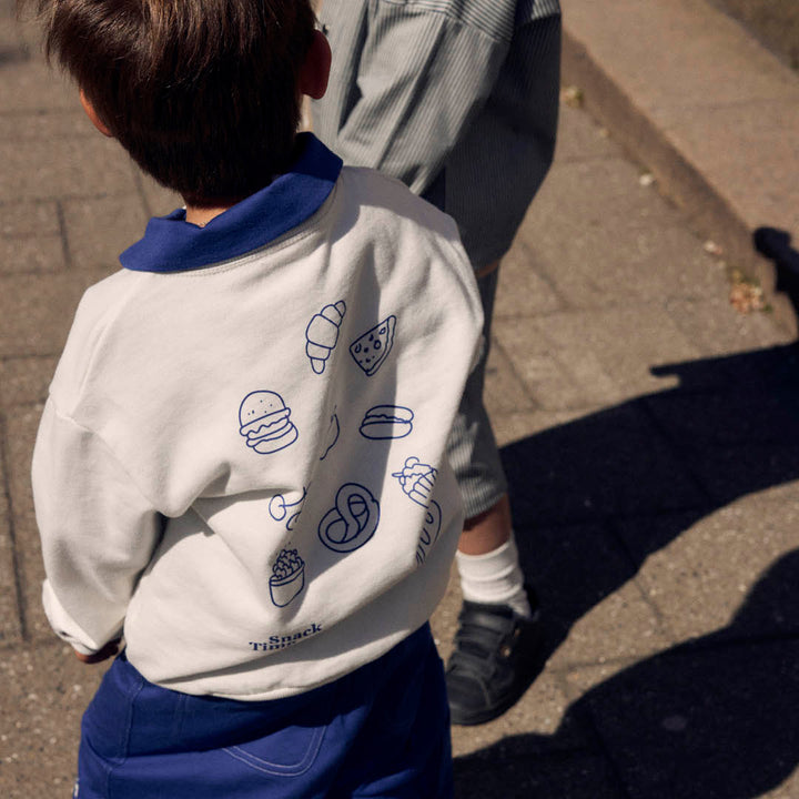 SNACK TIME printed sweattrøje