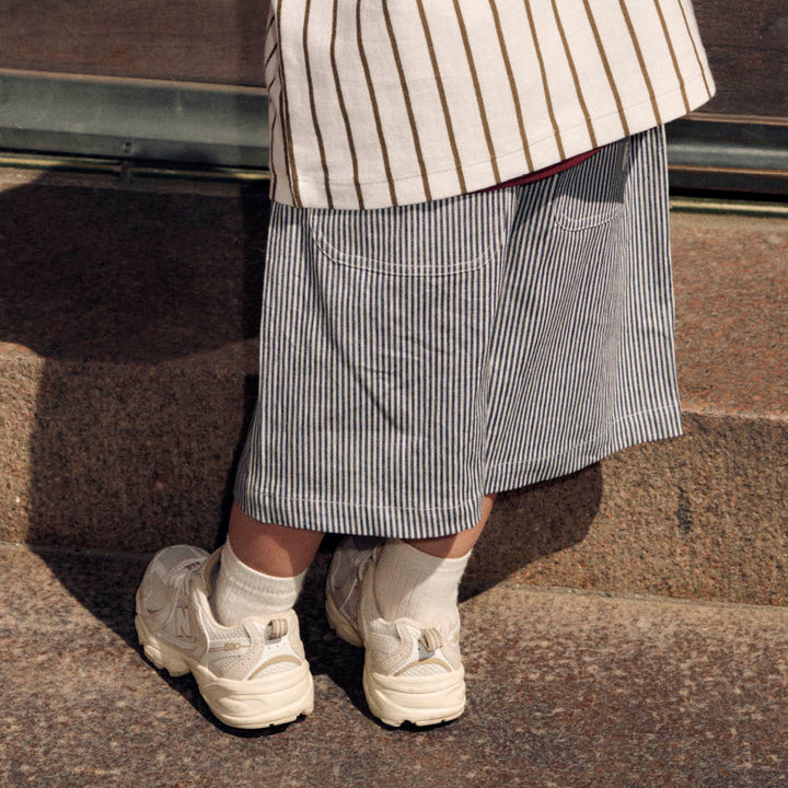 STRIPE DENIM shorts