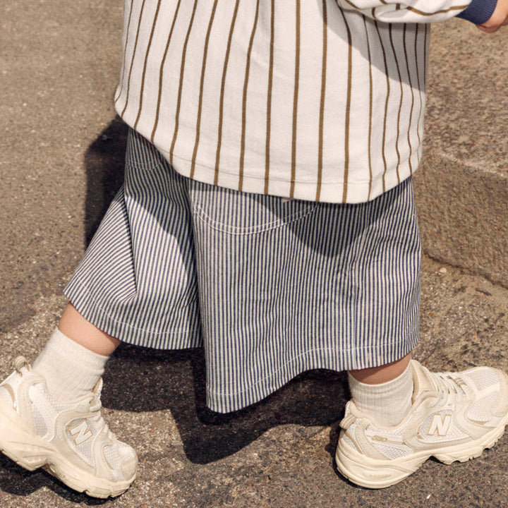 STRIPE DENIM shorts