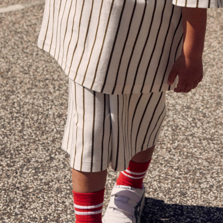 STRIPE baggy shorts