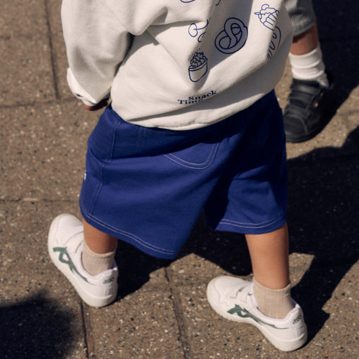 SINGLE JERSEY printed baggy shorts