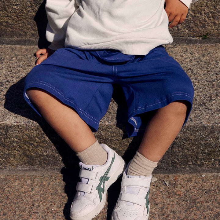 SINGLE JERSEY printed baggy shorts