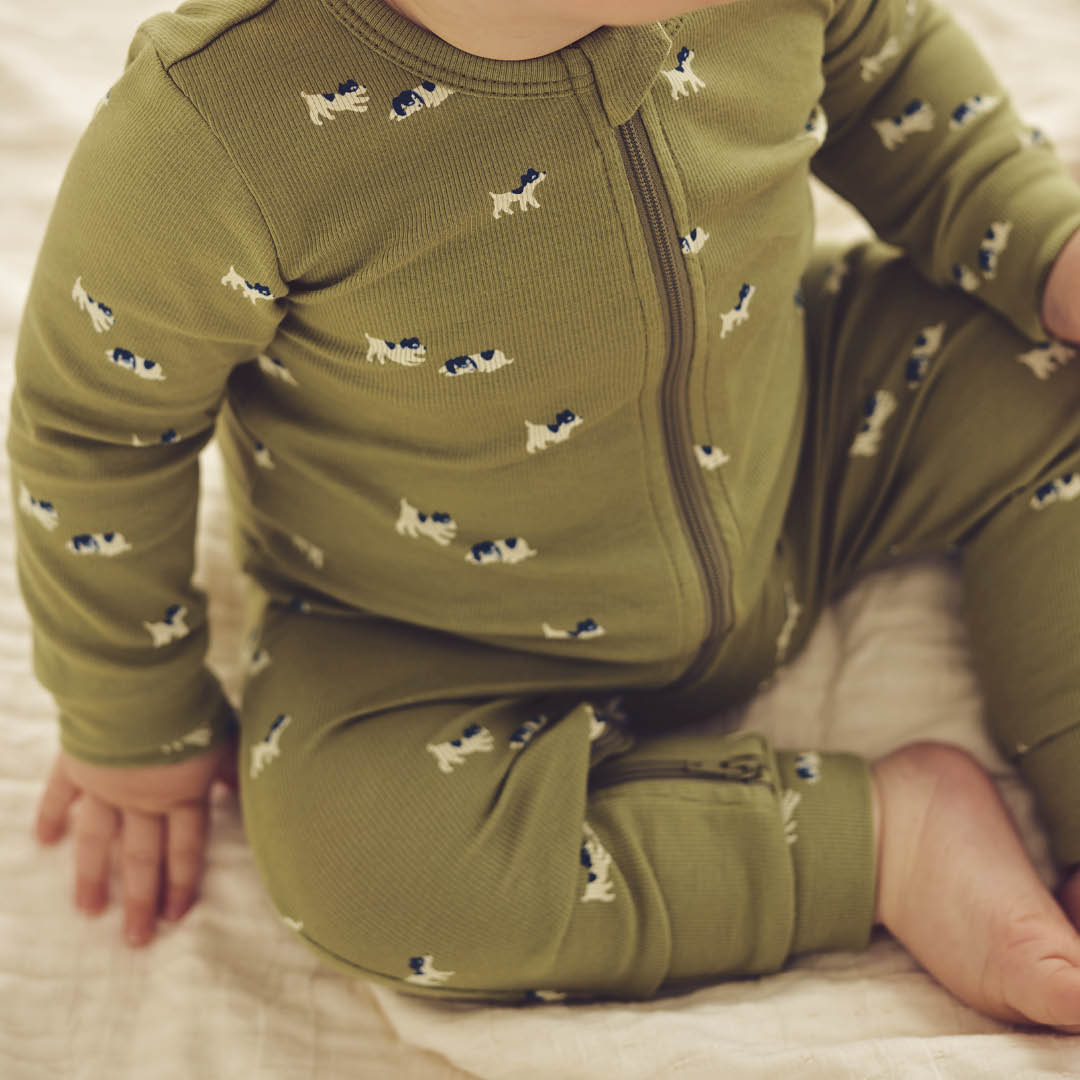 BFF rib zipper bodysuit