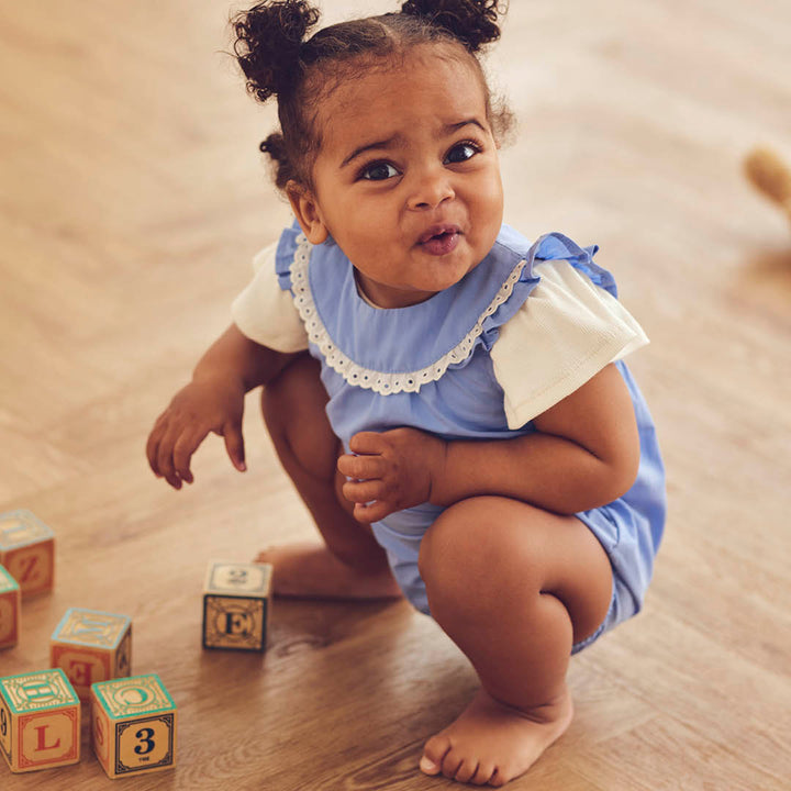 COZY ME RIB frill sleeve body