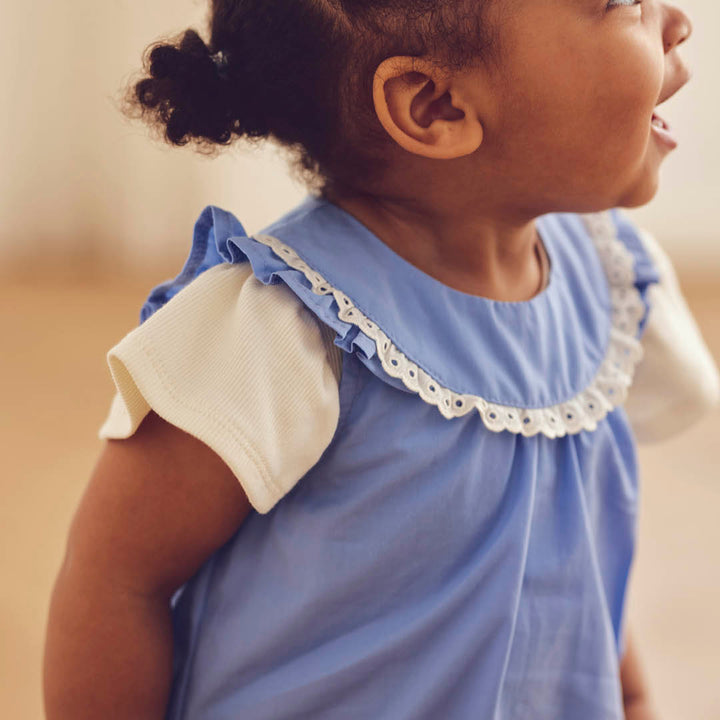 COZY ME RIB frill sleeve body 2-pak