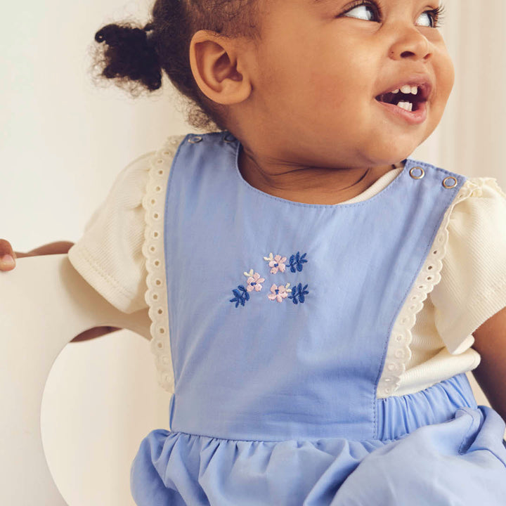 SPRING pinafore dress