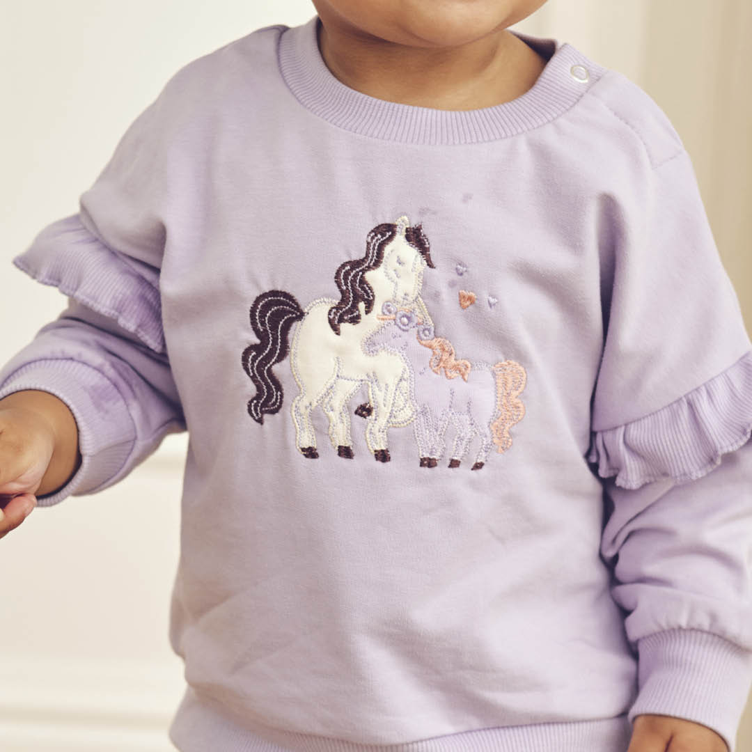 PRAIRIE sweatshirt with horses