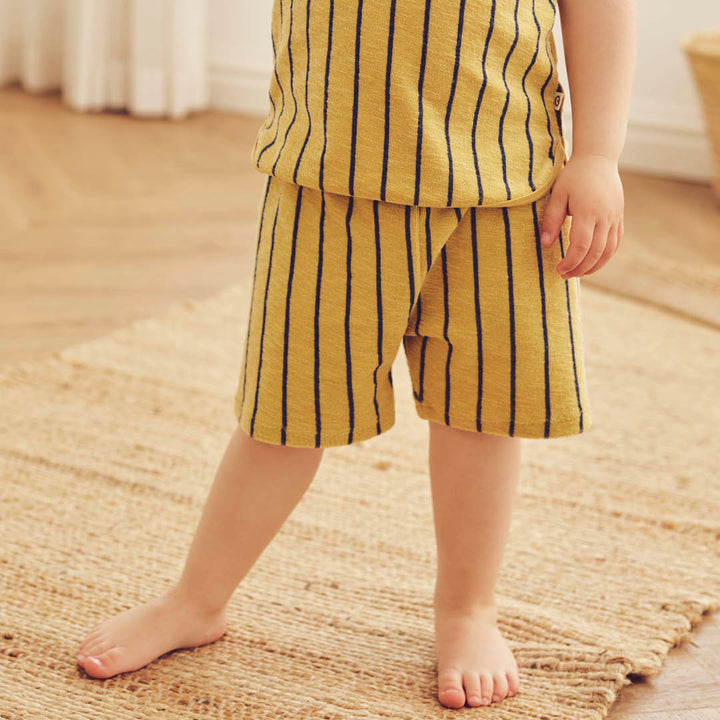 TERRY STRIPE shorts