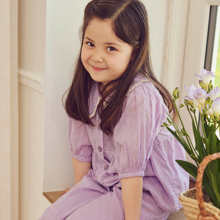 DAISY collar puff shirt