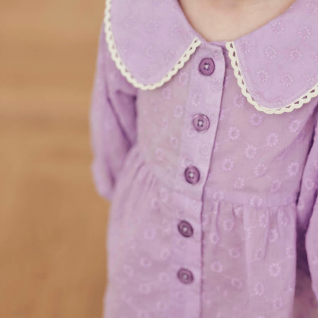 DAISY collar puff shirt