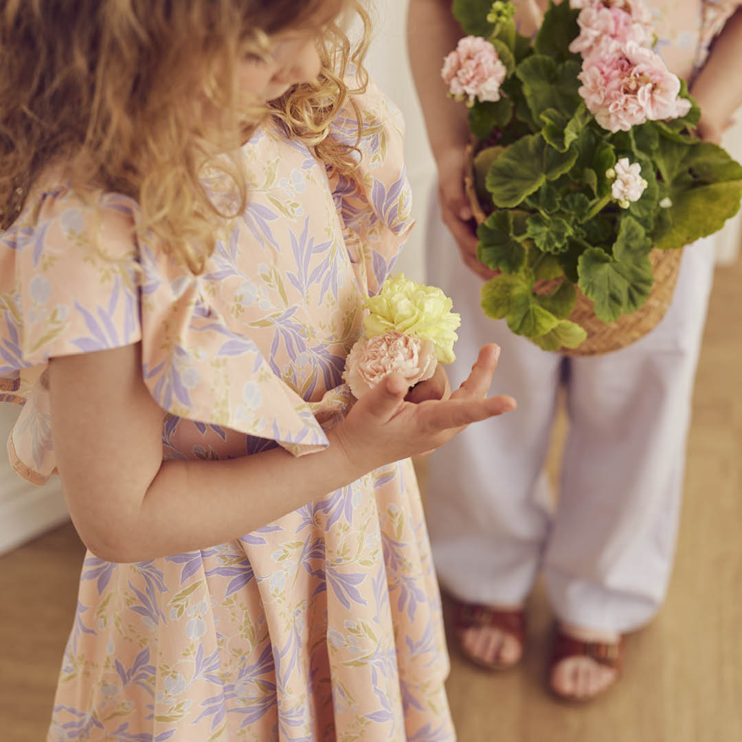 PEONY floral printed swing dress