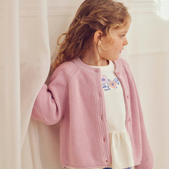 PRIMROSE knitted raglan cardigan