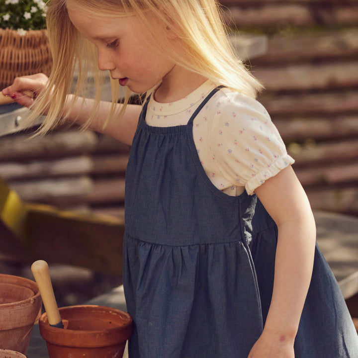 SPRING floral printet rib top