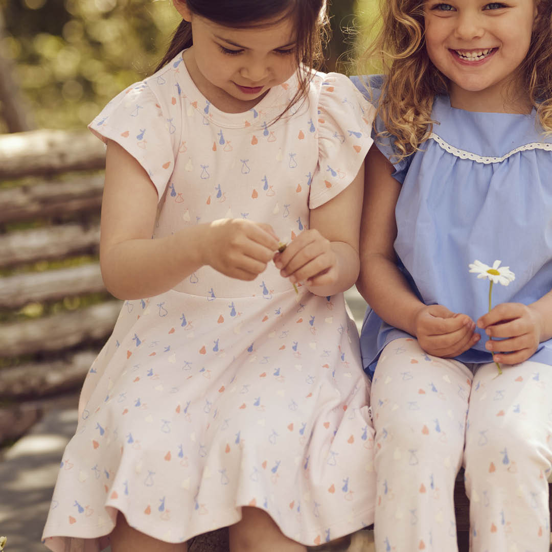 PICNIC RIB flared fill pants