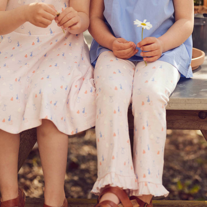 PICNIC RIB flared fill pants