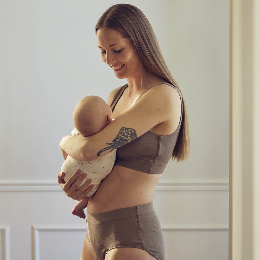 Triangle nursing bra