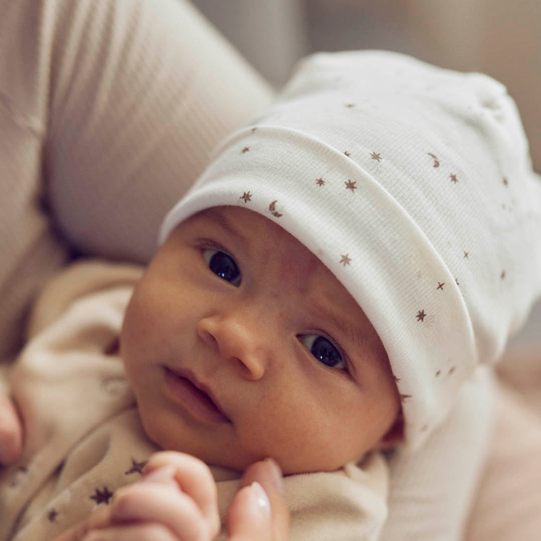 SPARKLE rib bear hat with ears