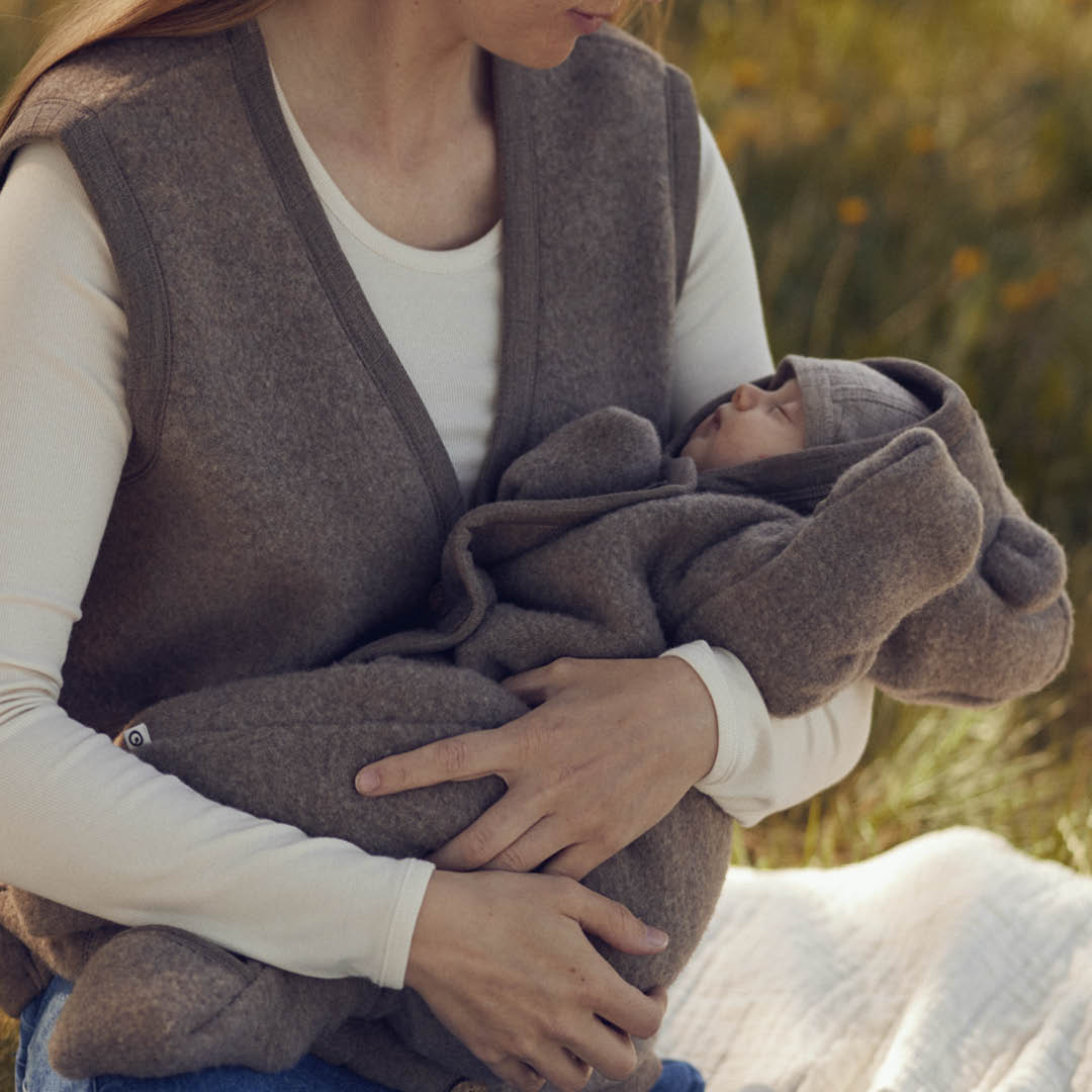 WOOLLY suit in merino wool fleece