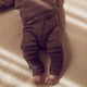 WOOLLY RIB pants with foldable feet