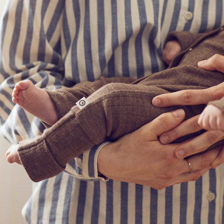 WOOLLY RIB bodysuit with feet