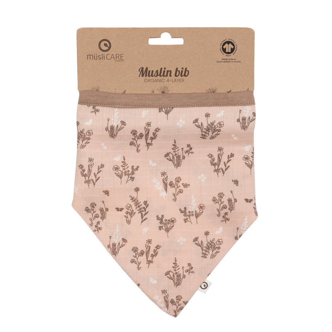 FLORA muslin bib 2-pack
