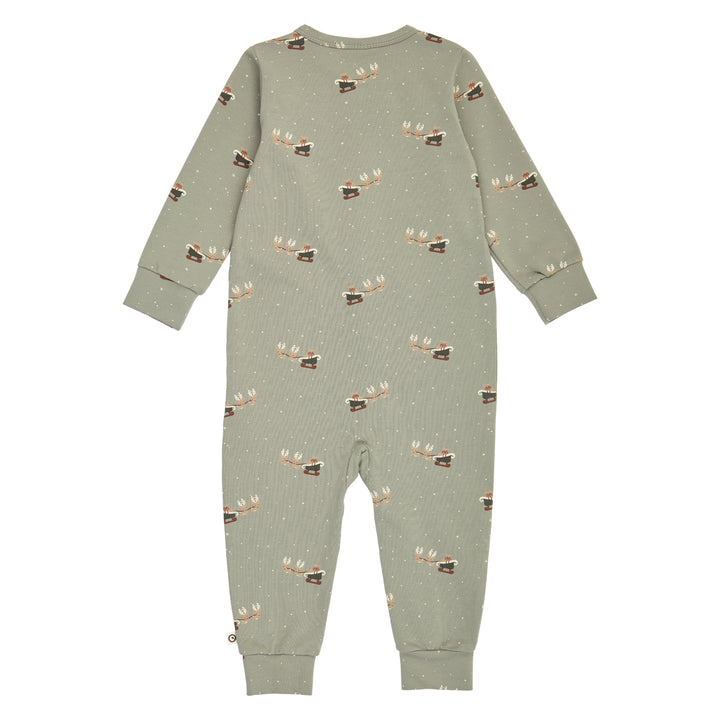 CHRISTMAS printed zip bodysuit