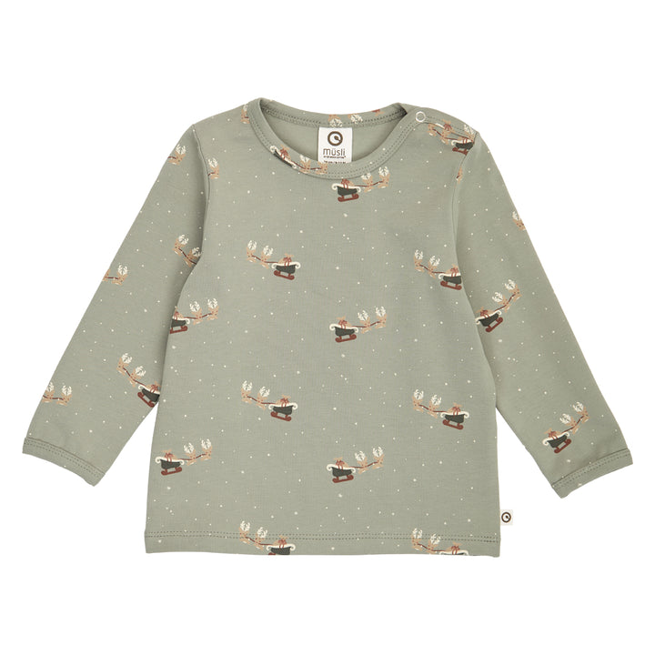 CHRISTMAS printed top