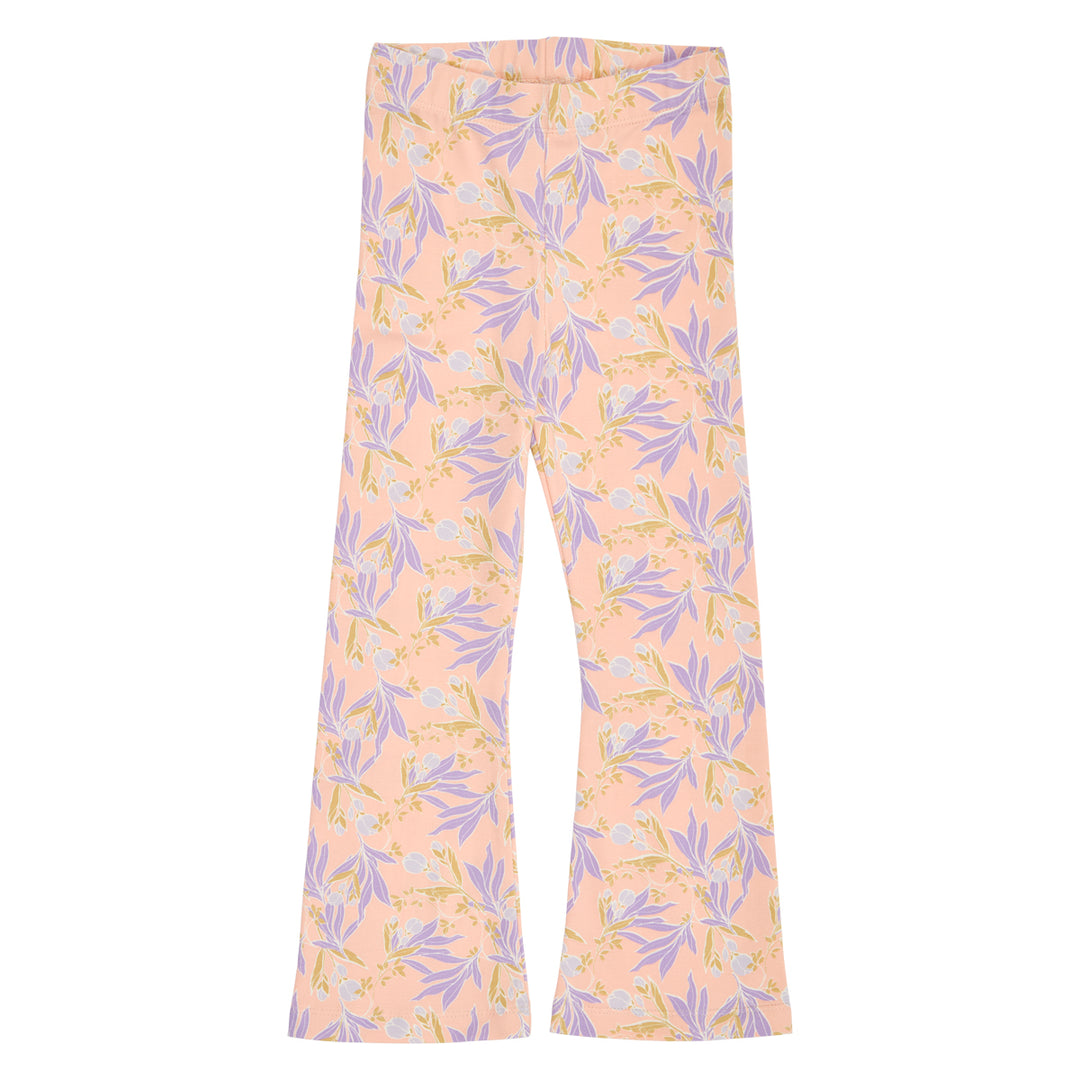 PEONY floral printed flared pants