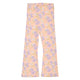 PEONY floral printed flared pants