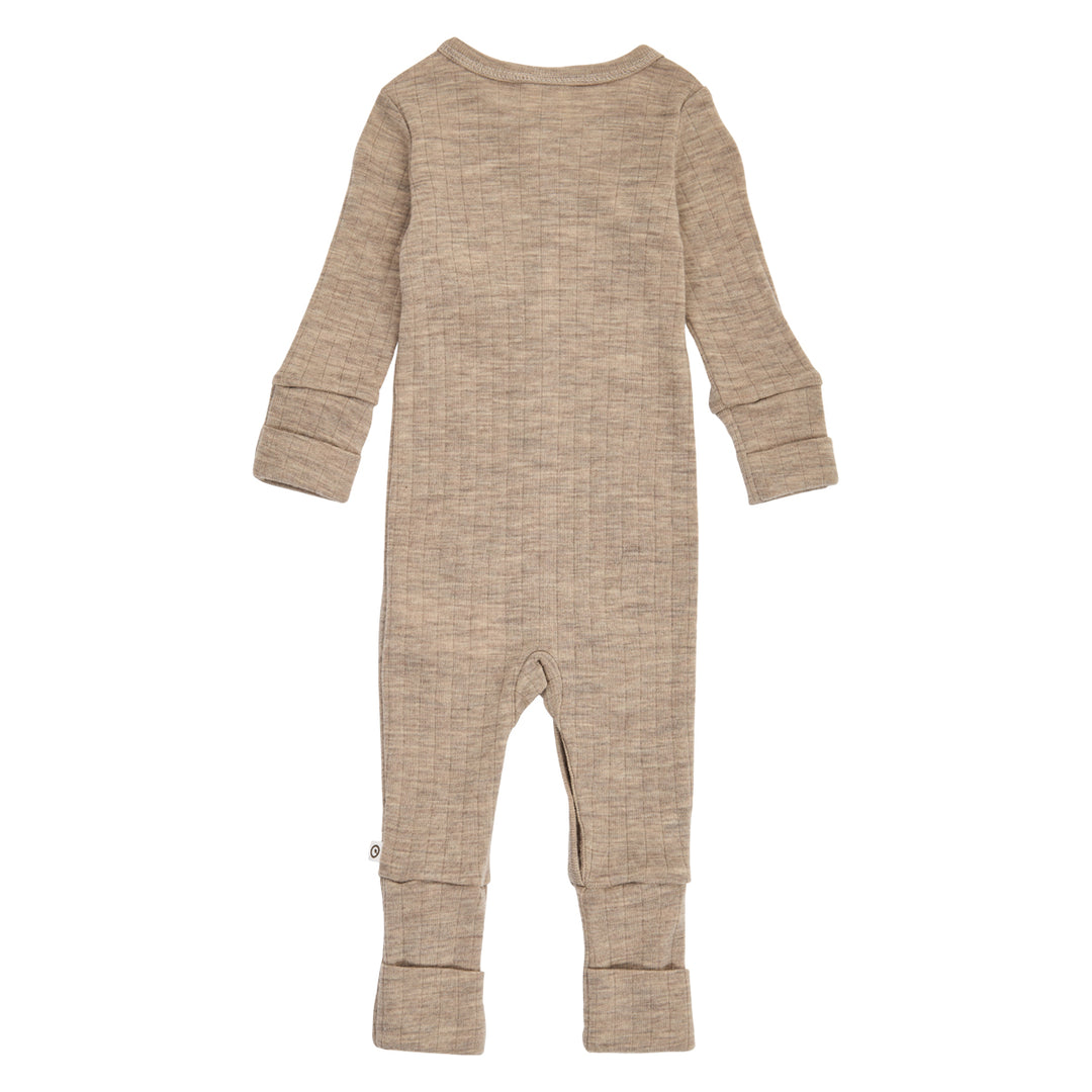 WOOLLY RIB bodysuit with feet