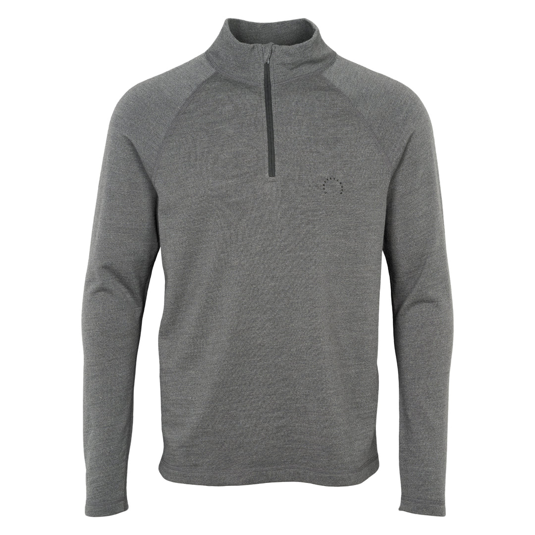 MEN'S wool zip sweater