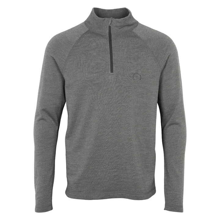 MEN'S wool zip sweater