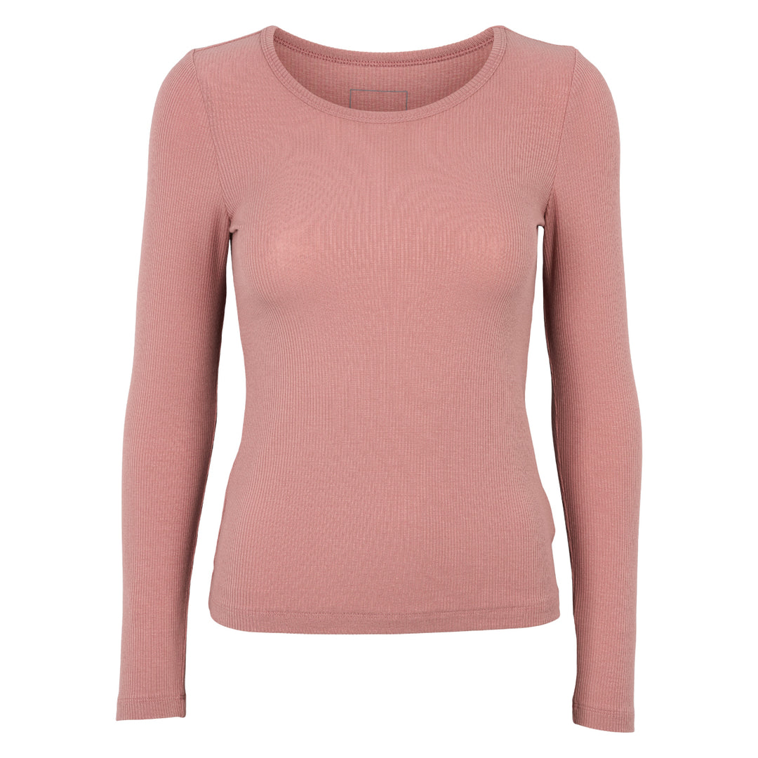 MELLOW tencel rib longsleeve top