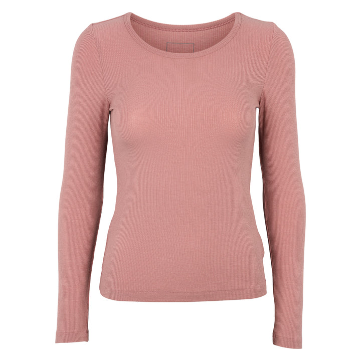 MELLOW tencel rib longsleeve top