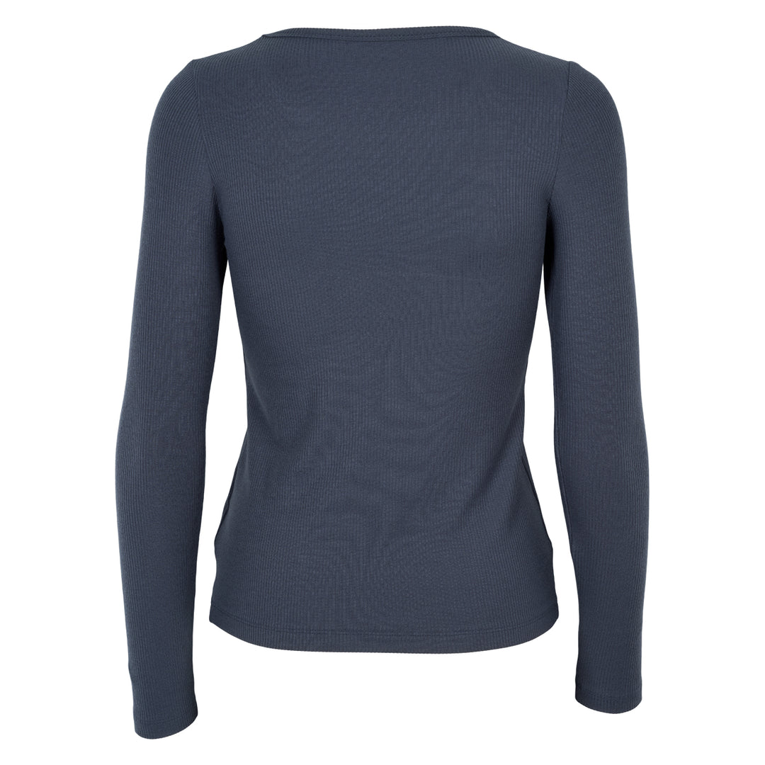 MELLOW tencel rib longsleeve top