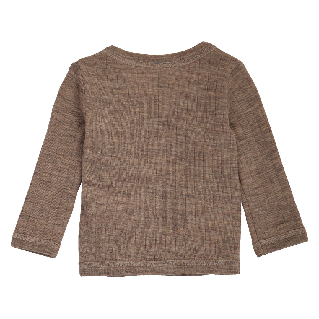 WOOLLY RIB cardigan