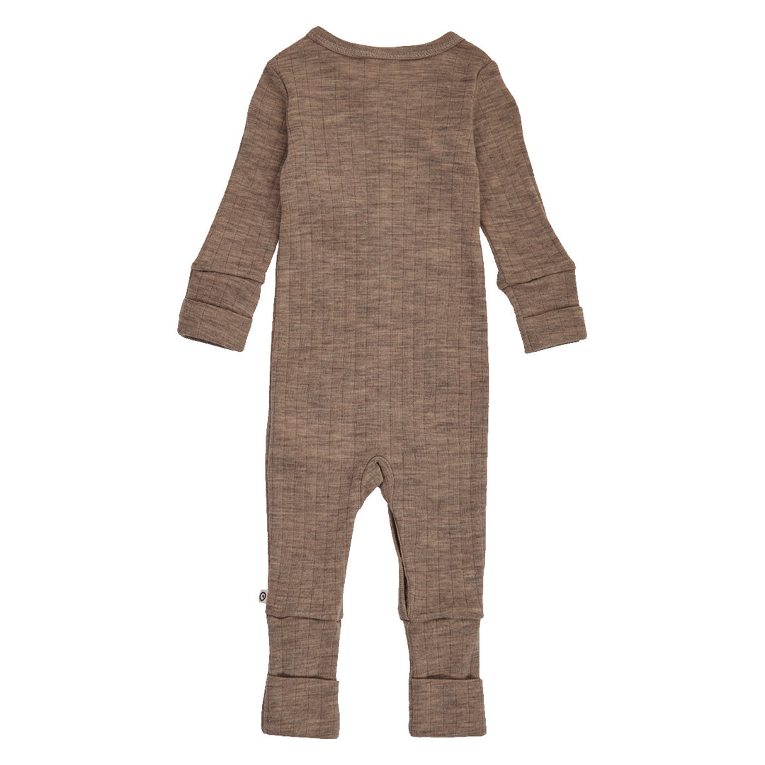 WOOLLY RIB bodysuit with feet