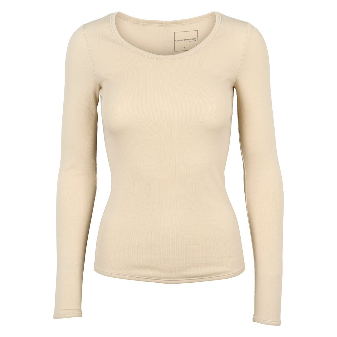 CALM RIB longsleeve top