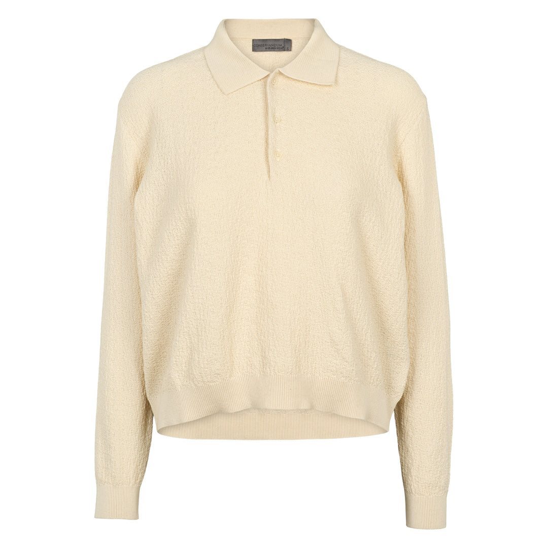 KNIT polo top