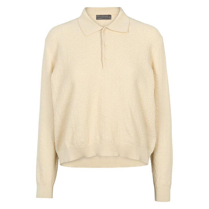 KNIT polo top