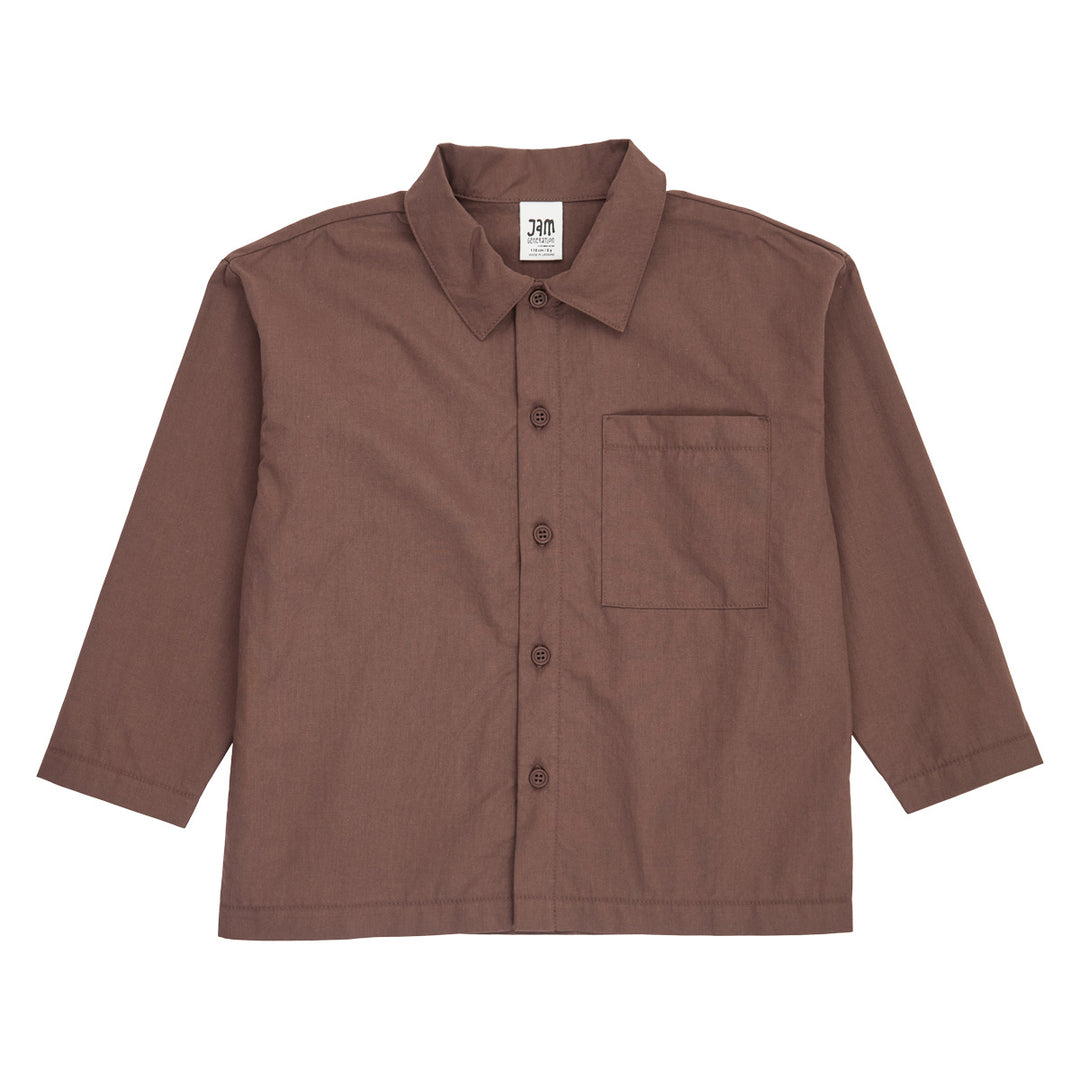 POPLIN pocket shirt