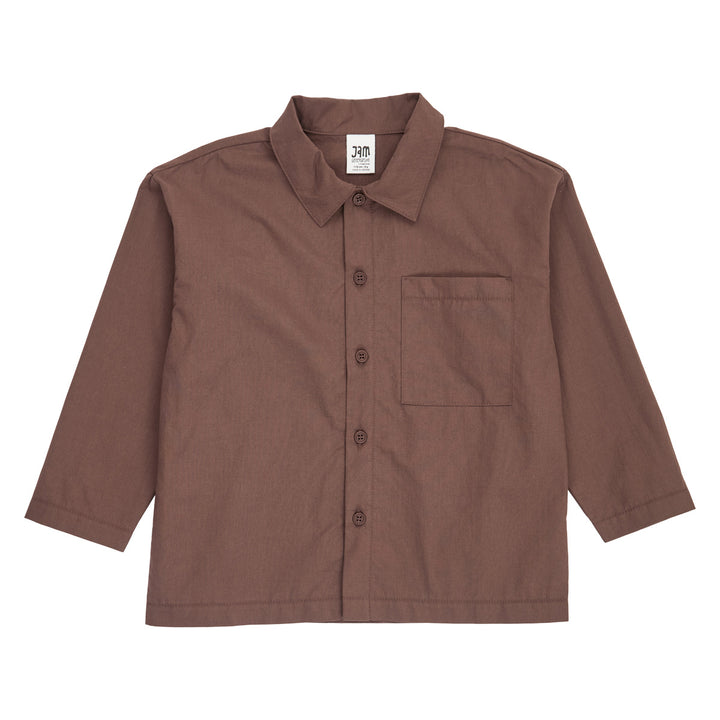 POPLIN pocket shirt