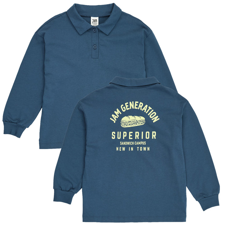 JAM G printed polo shirt