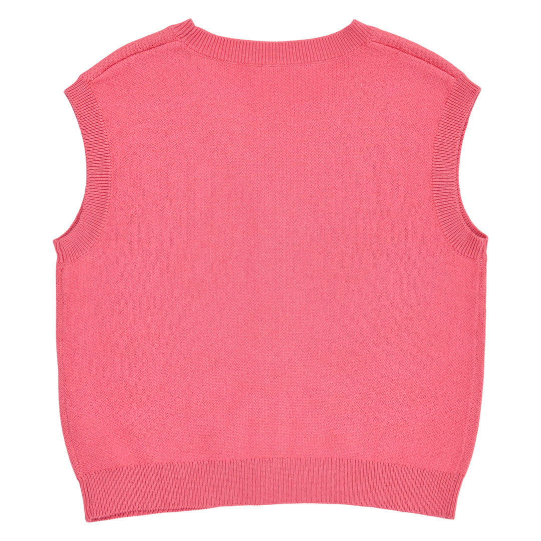 KNIT jacquard vest