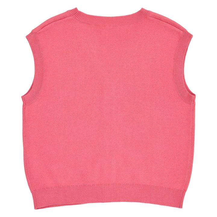 KNIT jacquard vest
