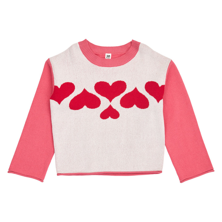 KNIT heart sweater