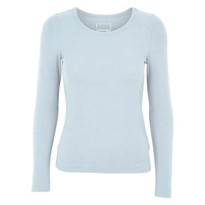 MELLOW tencel rib longsleeve top