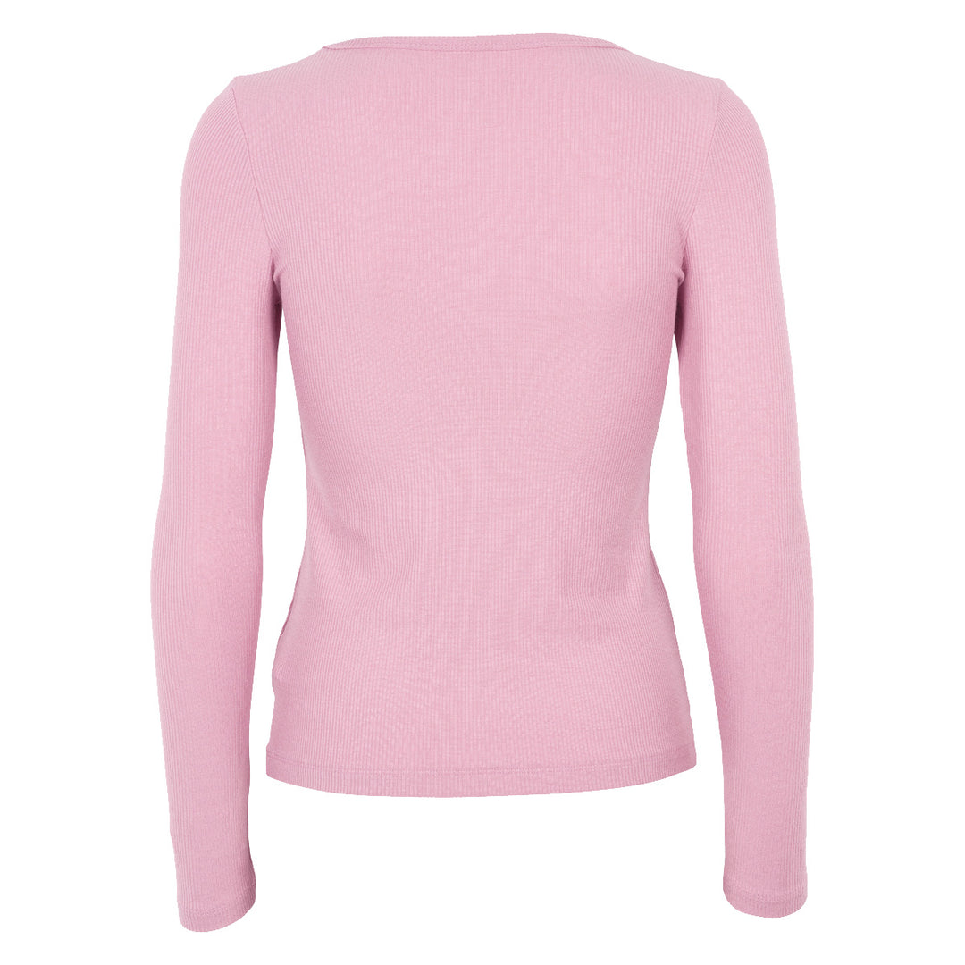 MELLOW tencel rib longsleeve top